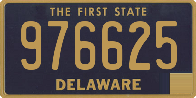 DE license plate 976625