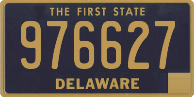 DE license plate 976627