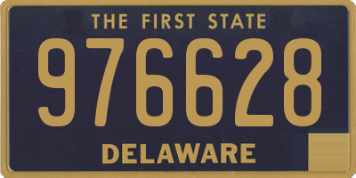 DE license plate 976628