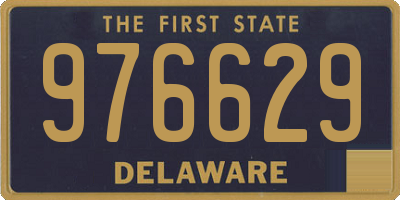 DE license plate 976629