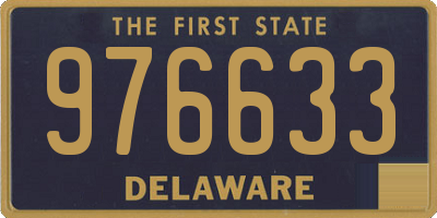 DE license plate 976633