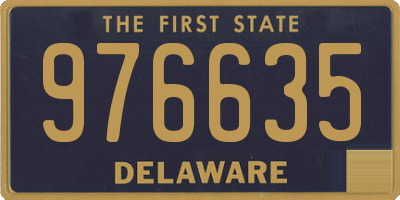 DE license plate 976635