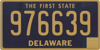 DE license plate 976639