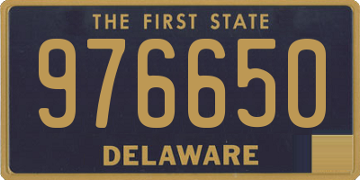 DE license plate 976650