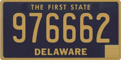 DE license plate 976662