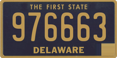 DE license plate 976663