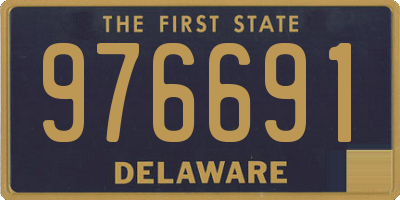 DE license plate 976691