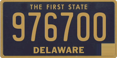 DE license plate 976700