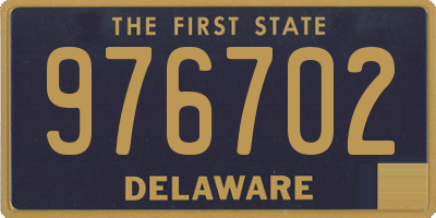 DE license plate 976702