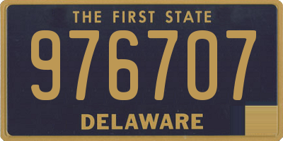 DE license plate 976707