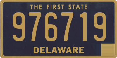 DE license plate 976719