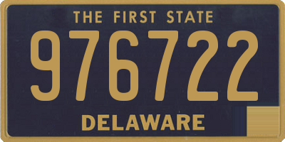 DE license plate 976722