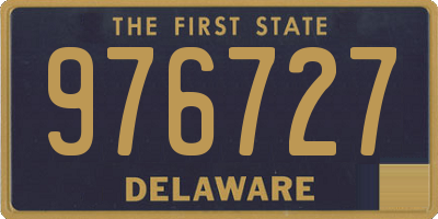 DE license plate 976727