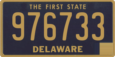 DE license plate 976733