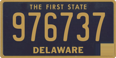 DE license plate 976737