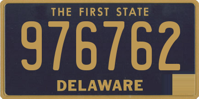 DE license plate 976762