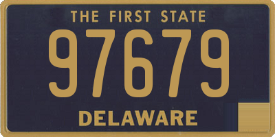 DE license plate 97679