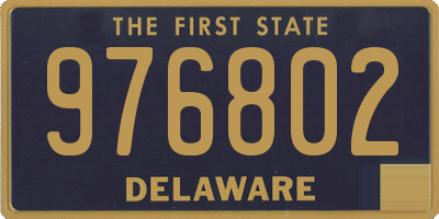 DE license plate 976802