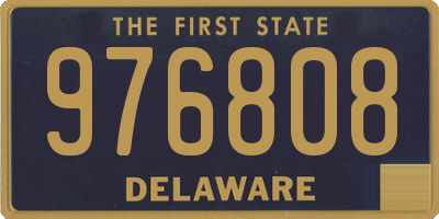 DE license plate 976808