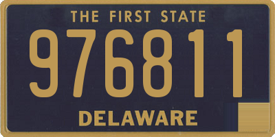 DE license plate 976811