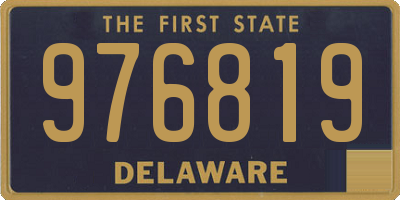 DE license plate 976819