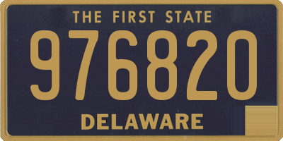 DE license plate 976820