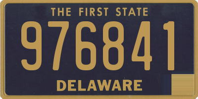 DE license plate 976841