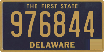 DE license plate 976844