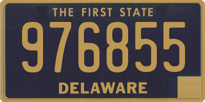 DE license plate 976855