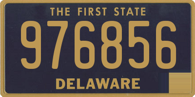 DE license plate 976856