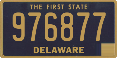 DE license plate 976877