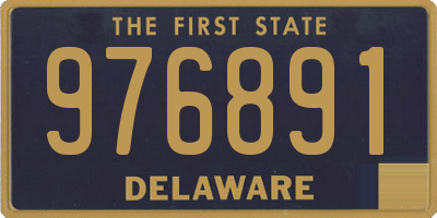 DE license plate 976891