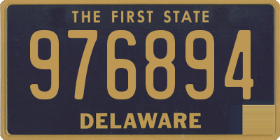 DE license plate 976894