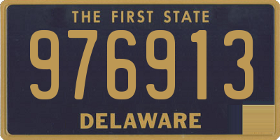 DE license plate 976913
