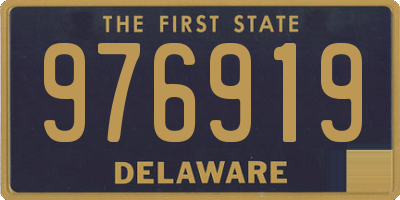 DE license plate 976919
