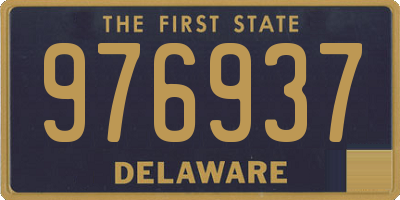 DE license plate 976937