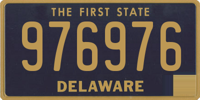 DE license plate 976976