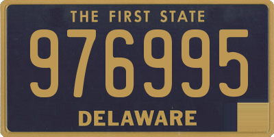 DE license plate 976995