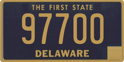 DE license plate 97700