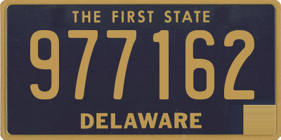 DE license plate 977162