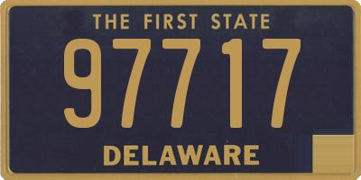 DE license plate 97717
