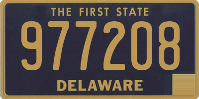 DE license plate 977208