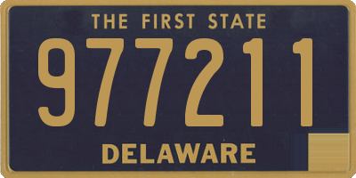 DE license plate 977211