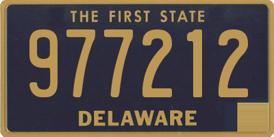 DE license plate 977212