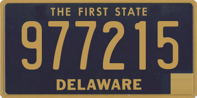 DE license plate 977215