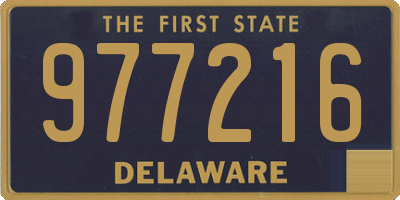 DE license plate 977216