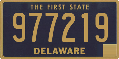 DE license plate 977219