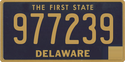 DE license plate 977239