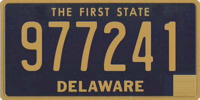 DE license plate 977241