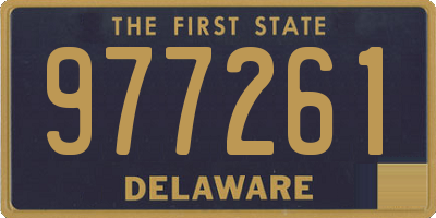 DE license plate 977261